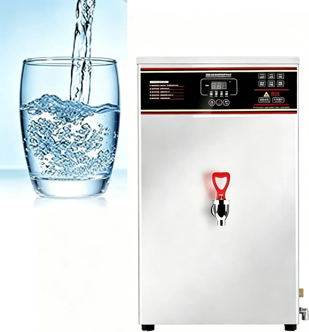 Wasserkocher, Schwarz, schnelles Aufheizen in 12–15 Minuten für Büros
