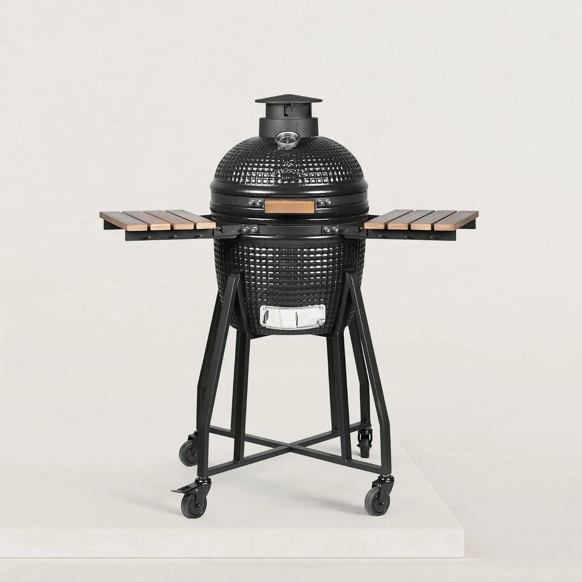 Edelstahlwagen, Grill, Kamin, 34 cm, 2,8 cm, 4 mm, Transportrollen