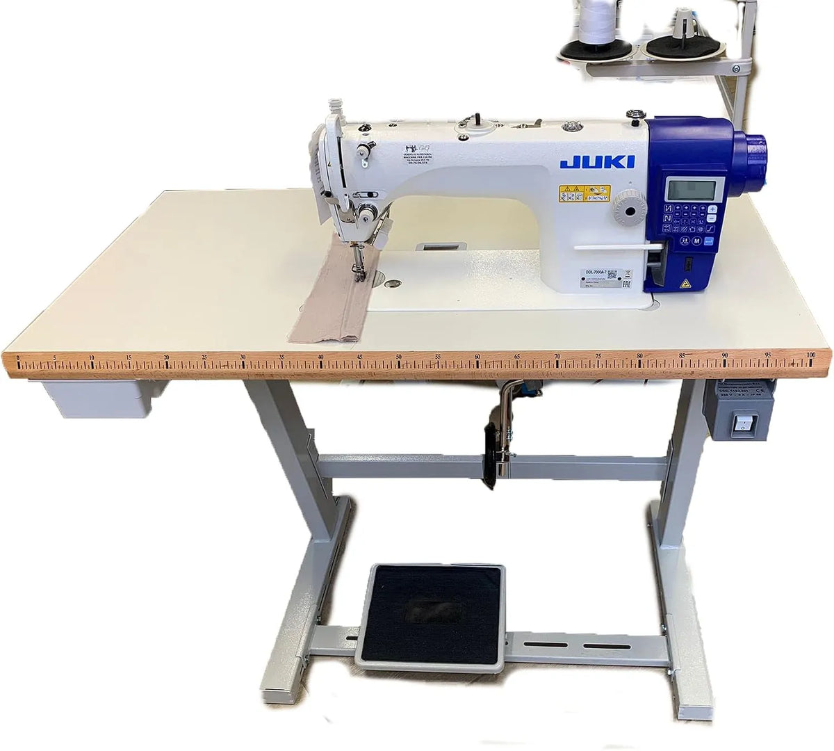 Vollautomatisch, Nähmaschine, elektrische Nähmaschine, Edelstahl, Grau, JUKI