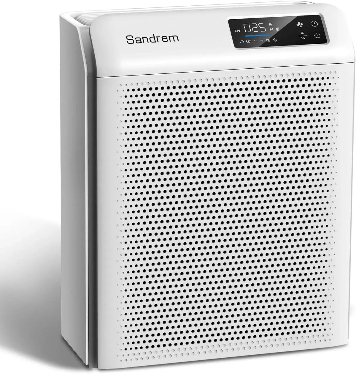 Luftreiniger CADR 300 H13, 300 m³/h, Timer, leise, 24H Timer & leisem Schlafmodus, m³/h mit HEPA Filter gegen Pollen, UV-C