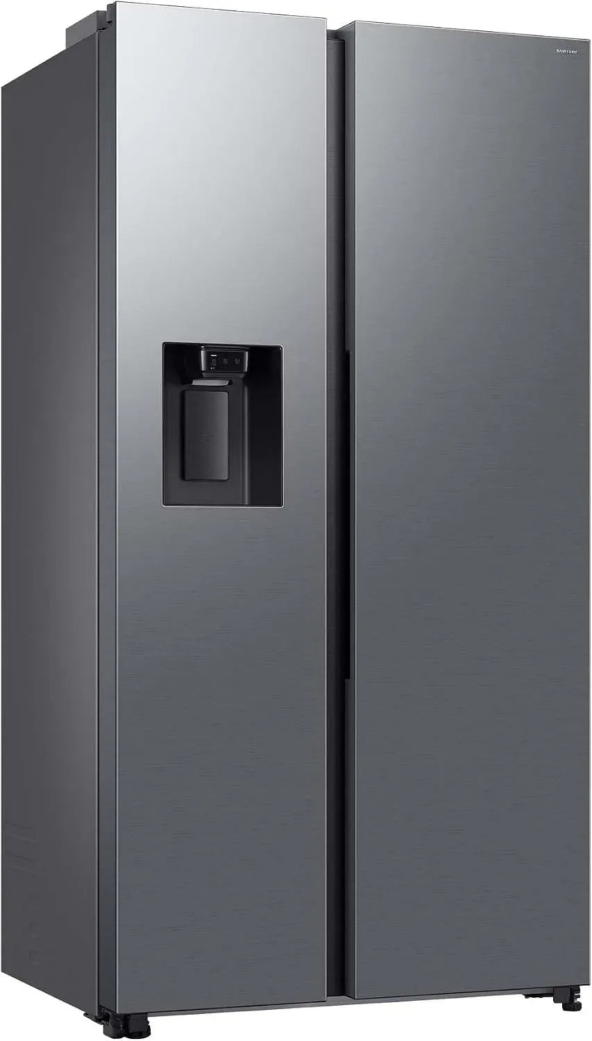Samsung RS70F66KCTEF Kühl-Gefrierkombination, 634 L, Edelstahl, Kühlschrank mit Gefrierfach, Twin Cooling+, AI Energy Mode, Edelstahl Look, 178 cm