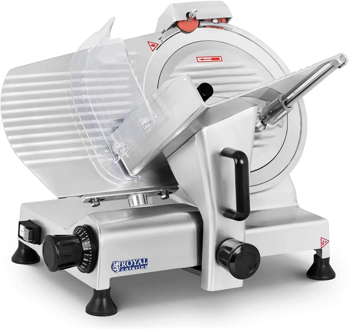 300PRO Brotschneidemaschine, Aufschnittmaschine, Allesschneider, Schneidemaschine für Lebensmittel, 46 x 57 x 48 cm, 280 W, 300 mm, 15 mm, Edelstahl
