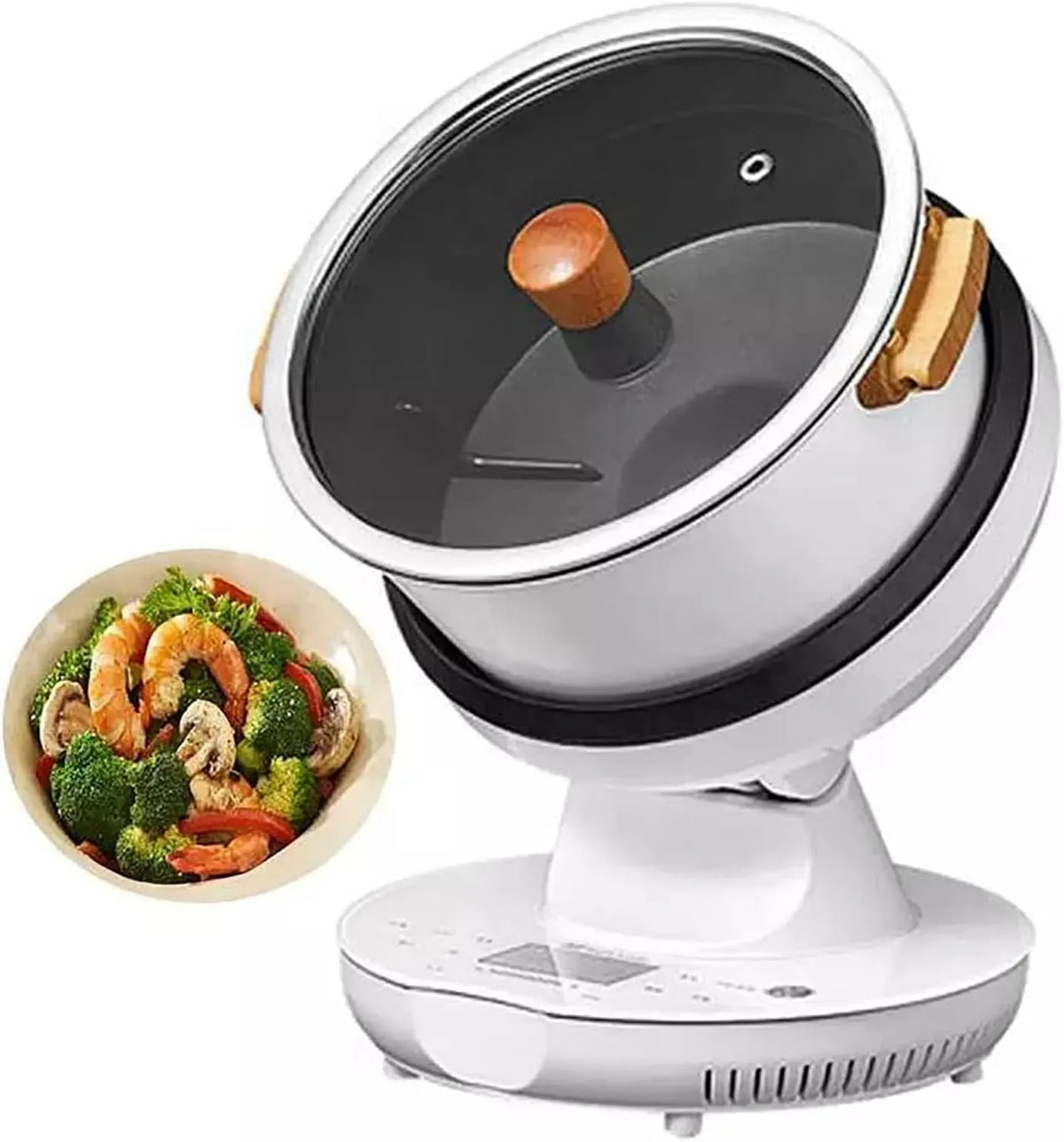 Küchenmaschine 3D-Rundumheizung, 3D-Optik, Restaurant, Einstellbare Feuerkraft mit 3 Gängen, Smart Home