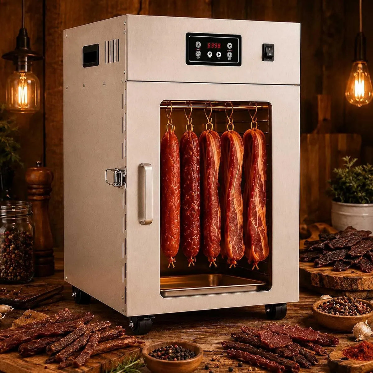 Dry Ager Für Fleisch inklusive 360°-Luftstrom Und 30–90 °C Regelung Withoutgrid