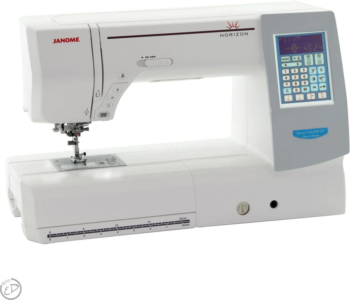 MC 8200 Nähmaschine, elektrische Nähmaschine, Janome Horizon Nähmaschine QCP Special Edition