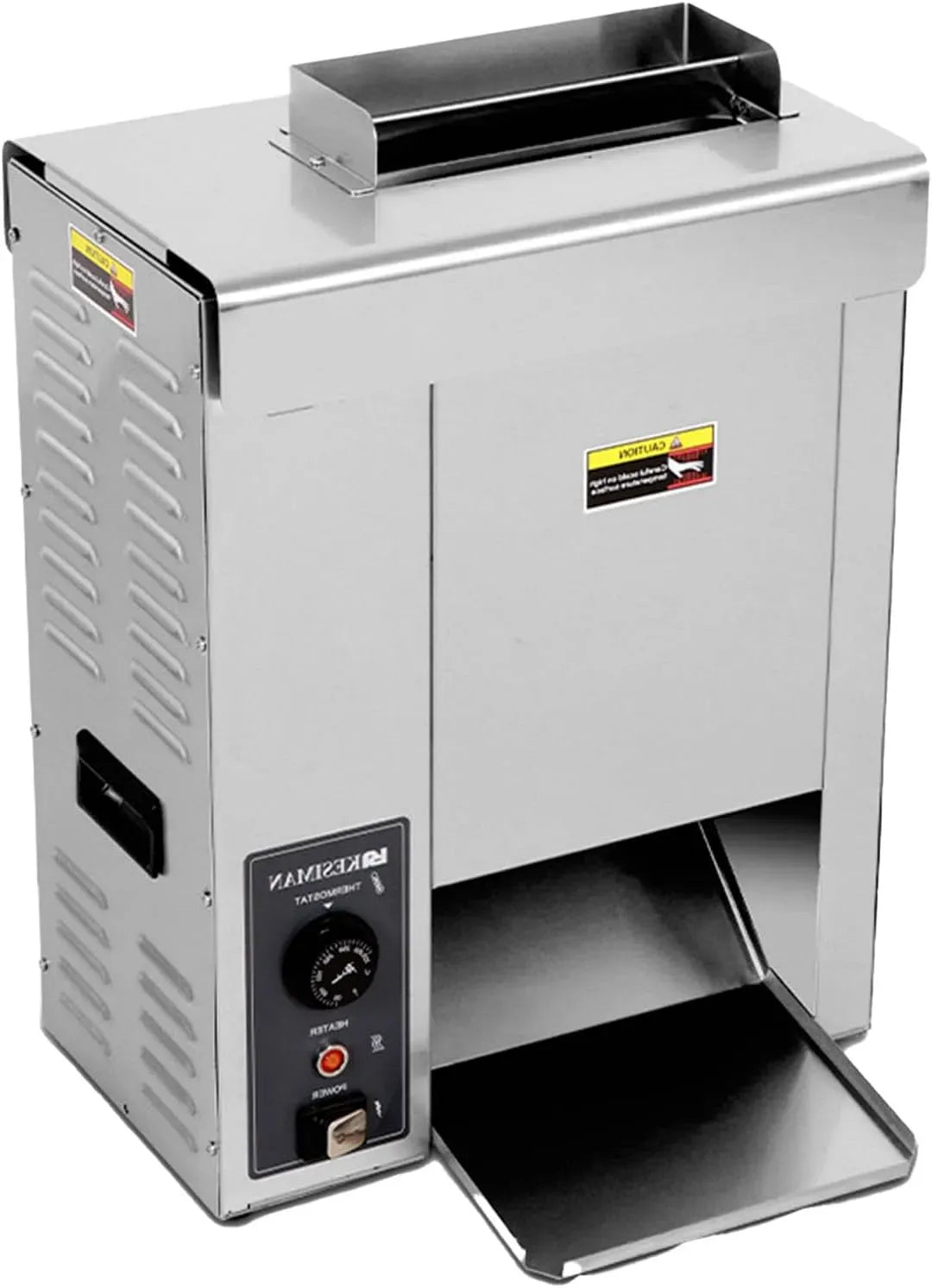Smartes Thermostat, 2000 W, 50 bis 300 °C, Hamburgermaschine, 2 Temperaturzonen, Edelstahl, Edelstahlschale