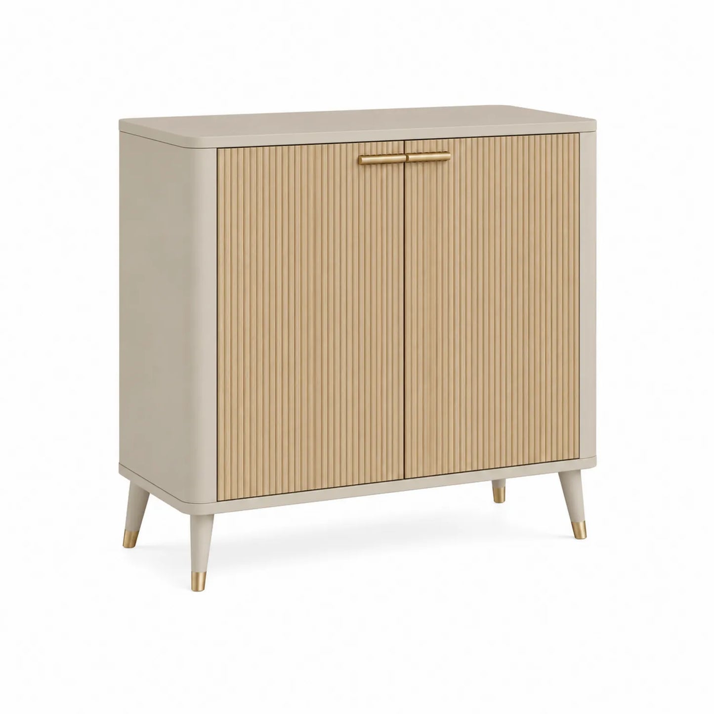Sideboard MDF Eichenholz Beige 85x80x35cm