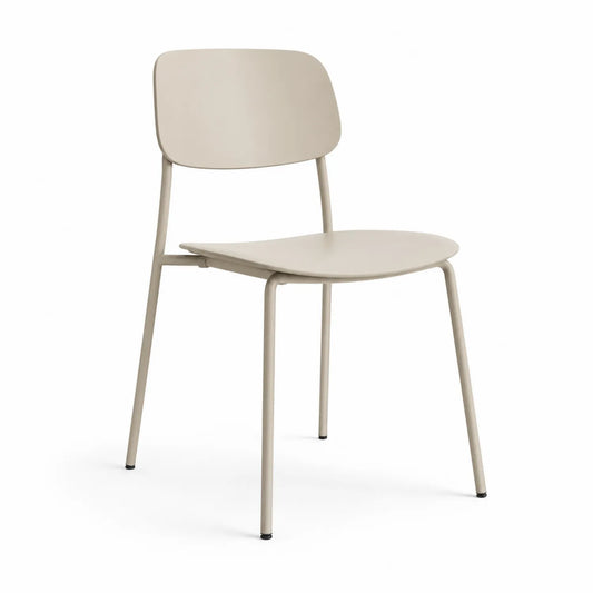 Esszimmerstuhl Polypropylen Stahl Beige 80 cm