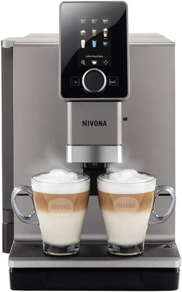 Kaffeevollautomat, Nivona NICR 930 NICR930, automatische Kaffeemaschine, Kaffeevollautomat NICR930 NICR 930 titan/chrom