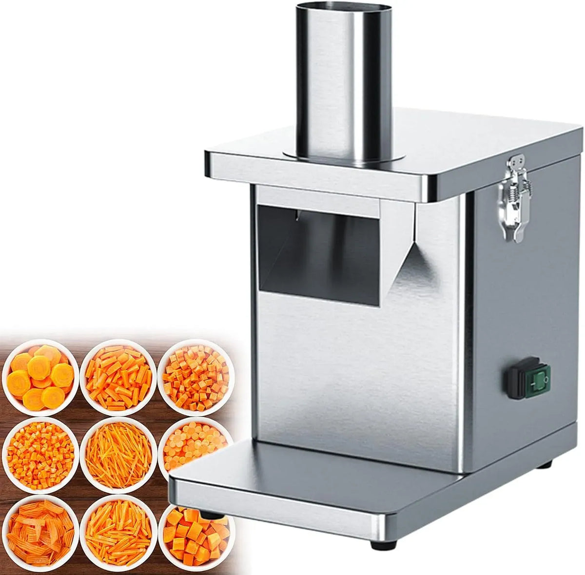 Küchenmaschine, gewerblich, 3-in-1-Gemüseschneider