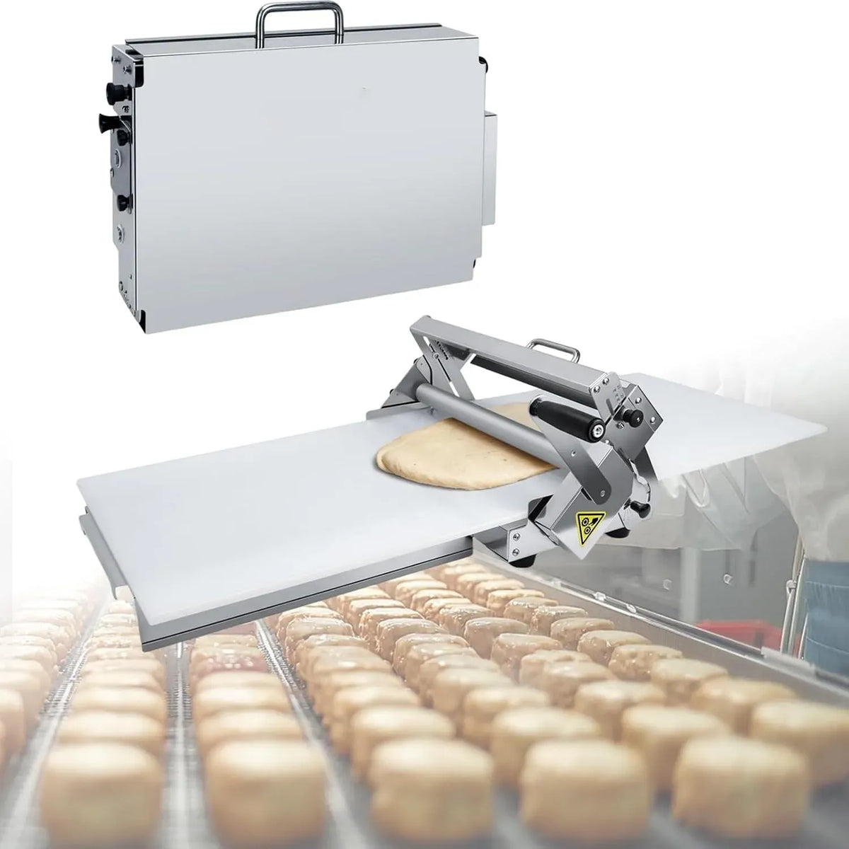 Nudelmaschine, Nudelbereiter, Teigausroller Home-Use32.7x18.9in, Pizza, Manuell Mit 55-Stufen Dickeneinstellung, Für DIY Bäcker & Heimgebrauch