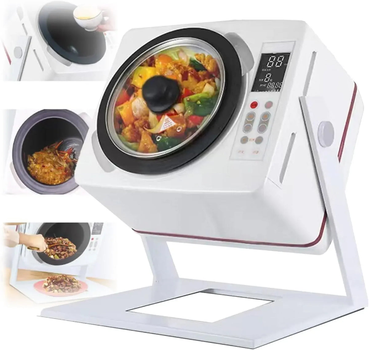 Kochgeschirr 3D-Heizung, 3D-Optik, Kochutensil, Selbstbratpfanne, Automatische Kochmaschine
