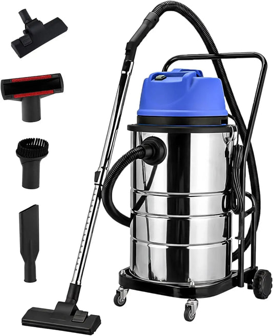 1400-W-Teppichreinigungsmaschine 60-Liter-Profi-3-in-1-Teppichsauger Liter-Profi-3-in-1-Teppichsauger, Edelstahlbehälter, Teppichreiniger, 20 Kpa
