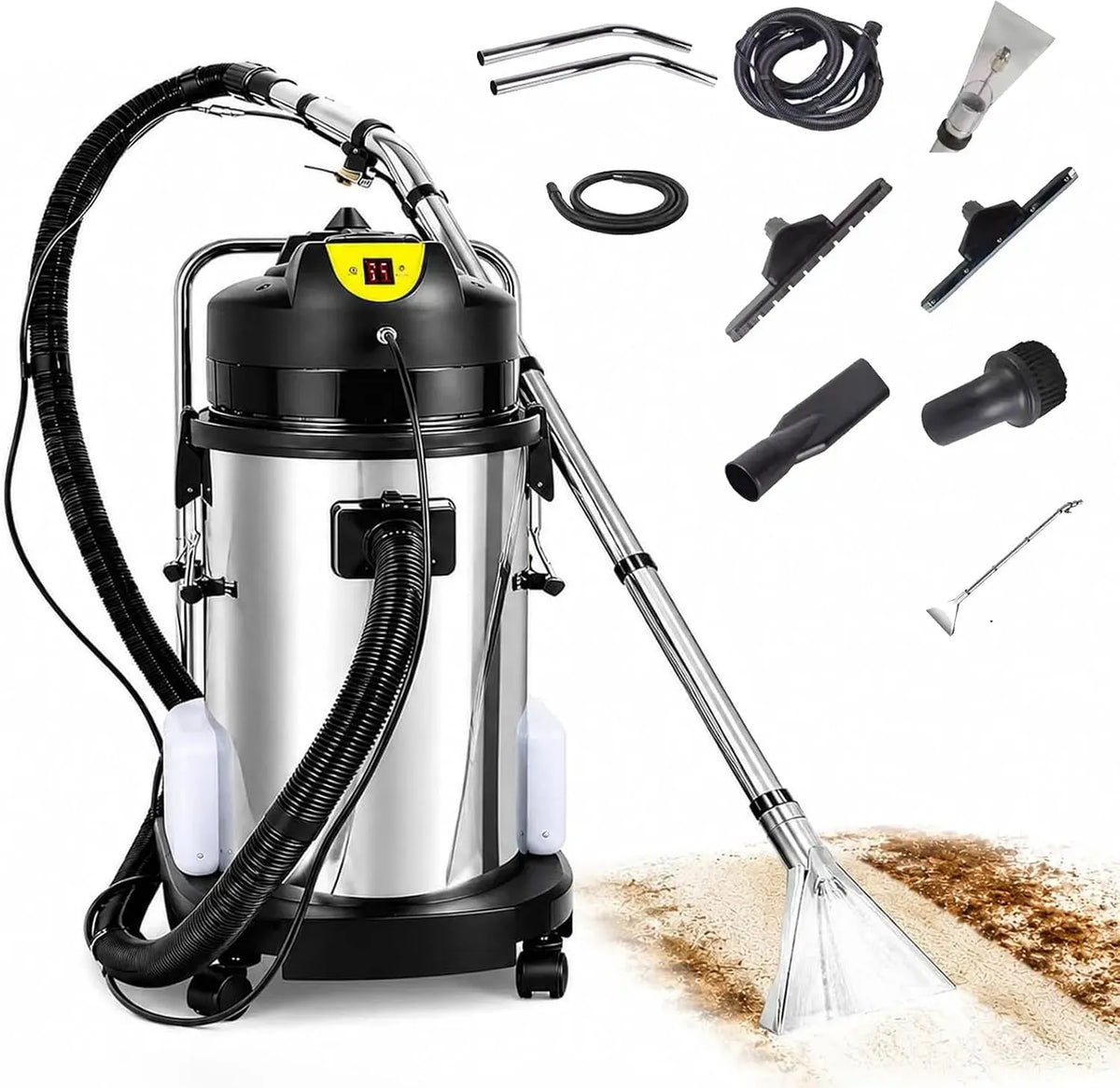 Teppichreinigungsmaschine, Sprühextraktionsgerät, Teppich- und Polsterreiniger, 40 L