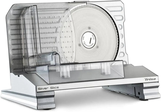 1-20mm Allesschneider, Schneidemaschine für Lebensmittel, 150 W, 190 mm, 20 mm, Silber