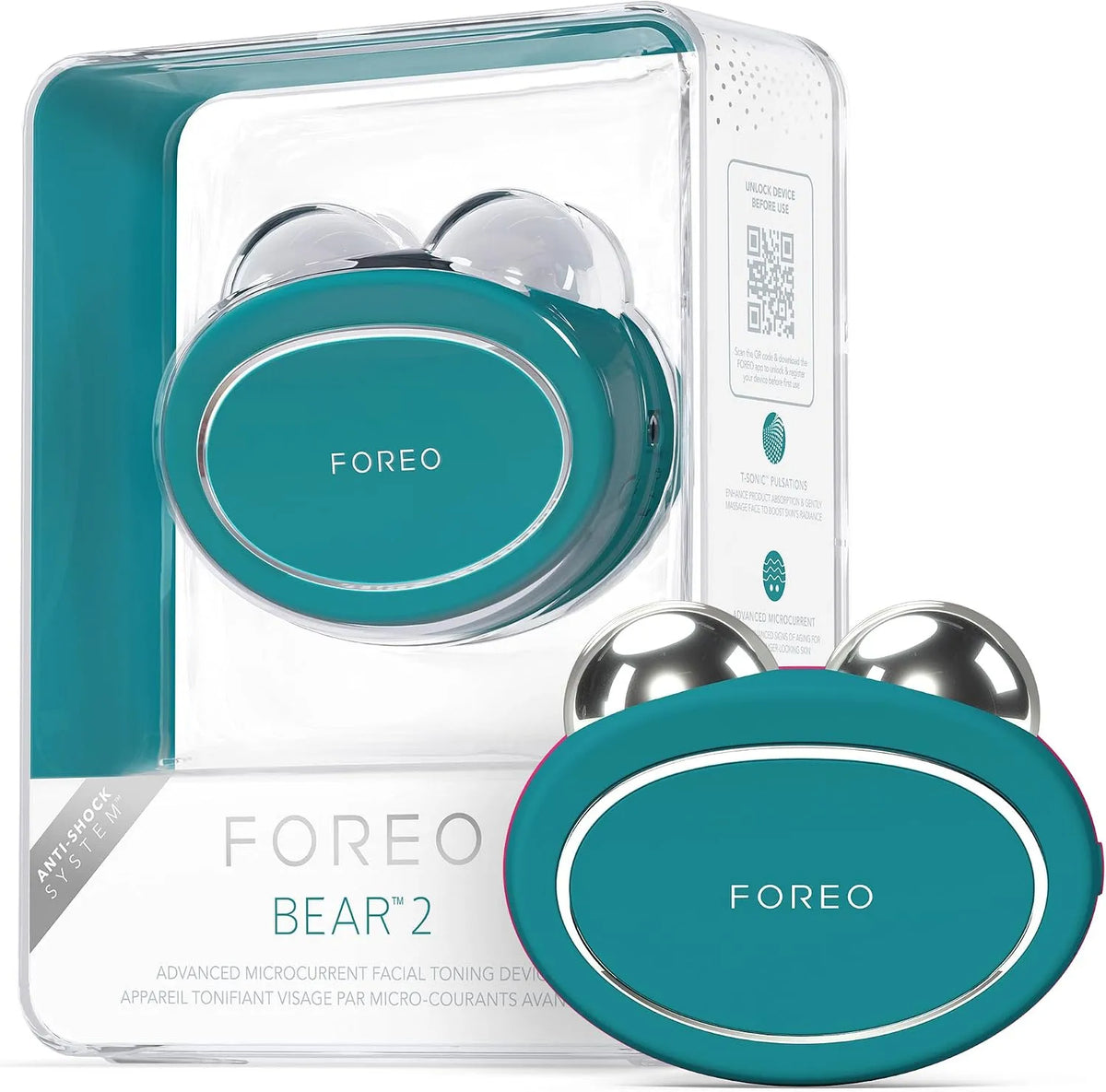 BEAR 2 Aging Gerät, Gesichtsmassagegerät, für Face Lifting & Toning, FOREO BEAR