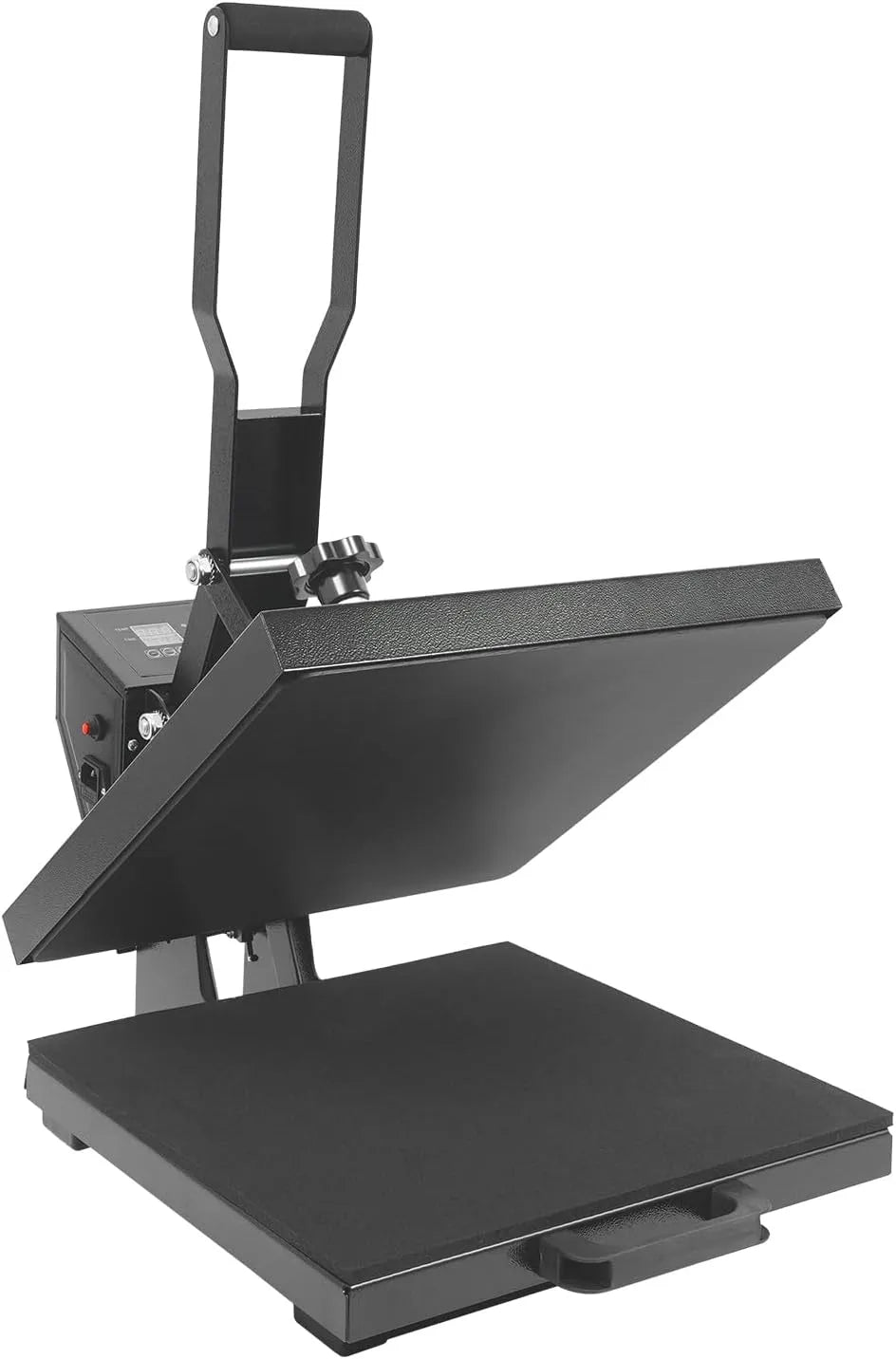 Transferpresse, Hitzepresse, 50x35cm, 1400 W, 0 bis 250 °C, Digitalanzeige, Schwarz, für Kissenbezüge 50x35cm Schwarz