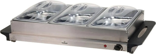 DREI 2 Buffetwärmer, 2 L, Warmhaltefunktion, Edelstahl, Wärmefunktion