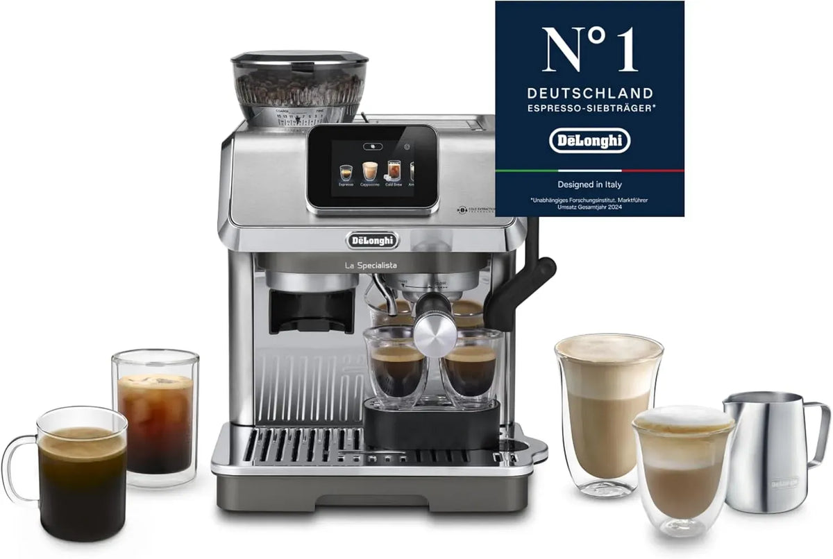 Espressomaschine EC9455.M, Touch-Bedienung, De'Longhi La Specialista Touch, 10 Getränke, Touchscreen