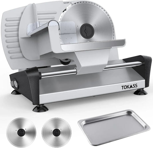 Brotschneidemaschine, Allesschneider, DC-Motor, Schneidemaschine für Lebensmittel, 200 W