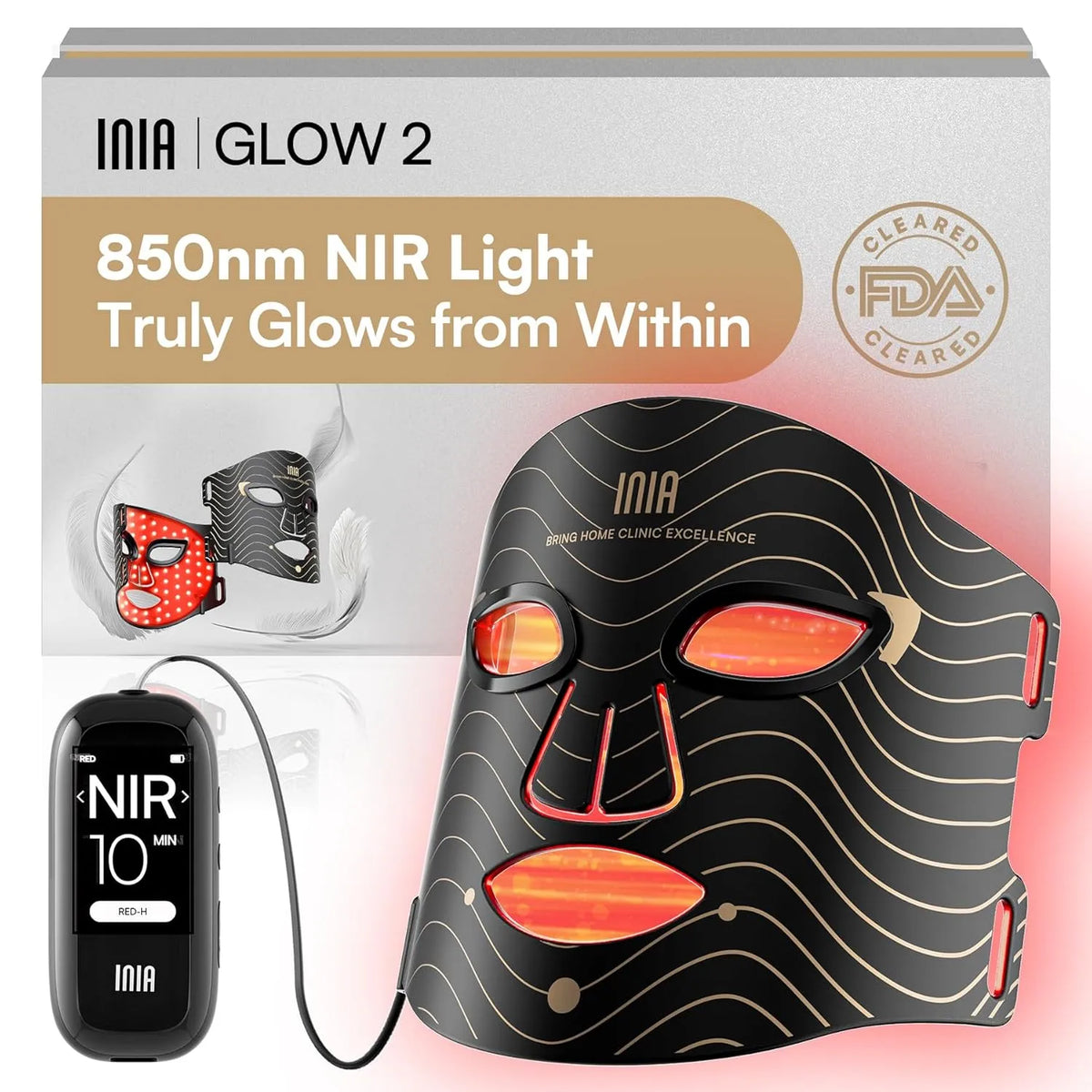 Akku, Timer, 3 Modi, kabellos, INIA GLOW, LED
