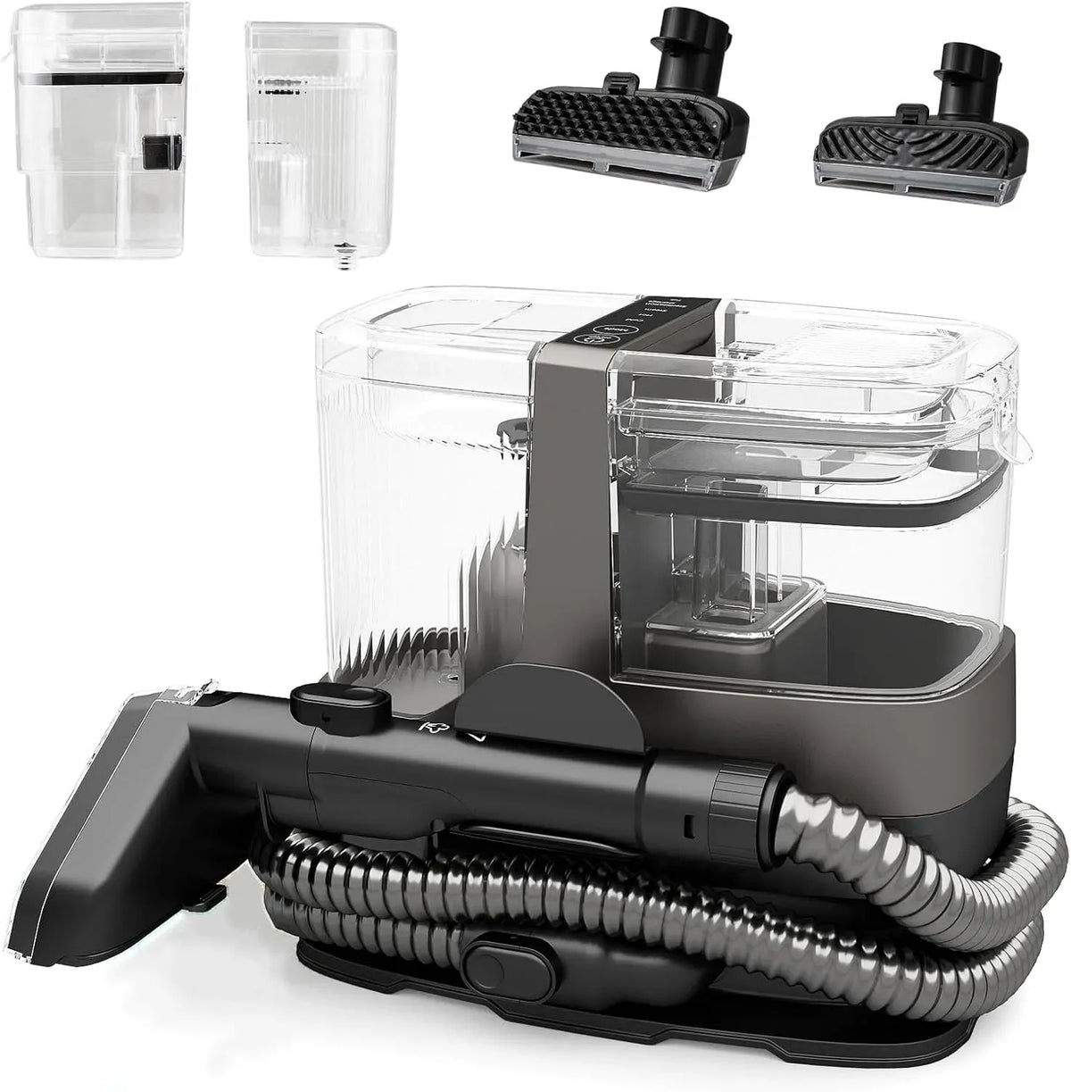 RELAX4LIFE 4-in-1 Teppichreiniger Gerät, Polsterreiniger, Waschsauger, Nassauger, Bürste, Teppich- und Polsterreinigungsgerät, 1800 W, tragbar
