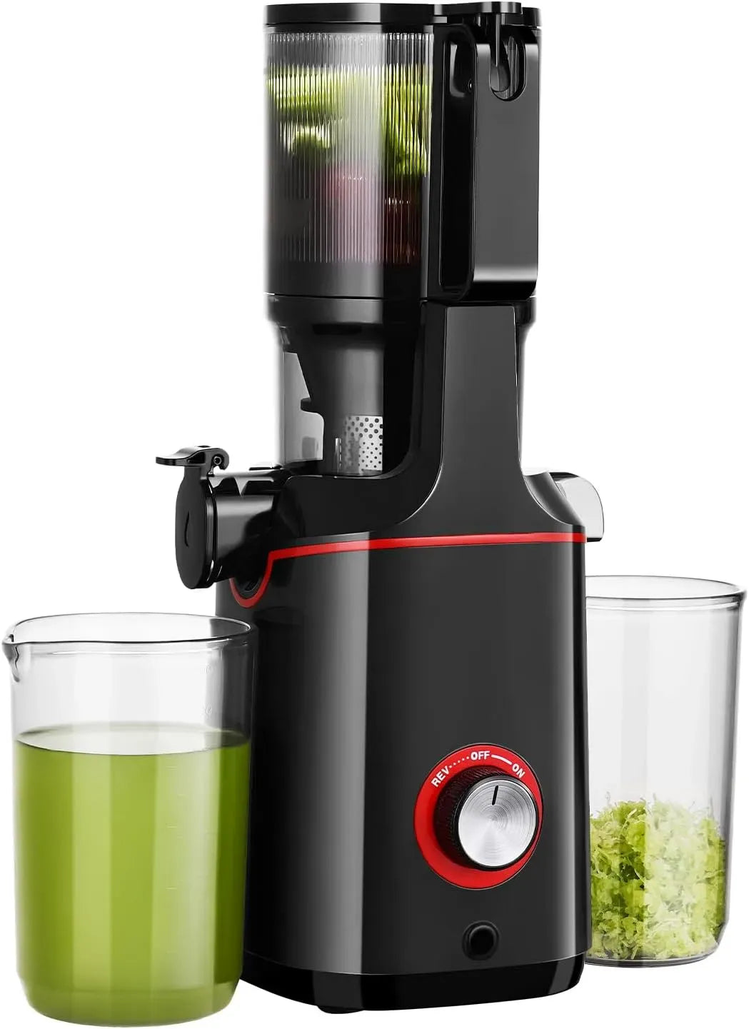 220-240V Suitable, Juicer, Standmixer für Smoothies und Säfte, 160 W, 240 V, 72 dB, 108 mm, Schwarz, AMZCHEF