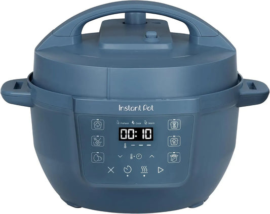 Kochgeschirr, 3.8 L, Instant 7-in-1, Dampf, Blau, Smart Cooker, Dampfgarer und Speisewärmer