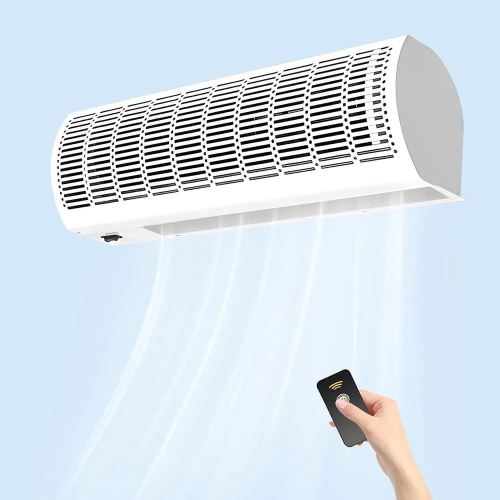 2-stufige zur Wandmontage, energieeffizientes Design für Supermärkte, für Gewerbeeinheit mit Fernbedienung, Einkaufszentren, ideal für Türschutz
