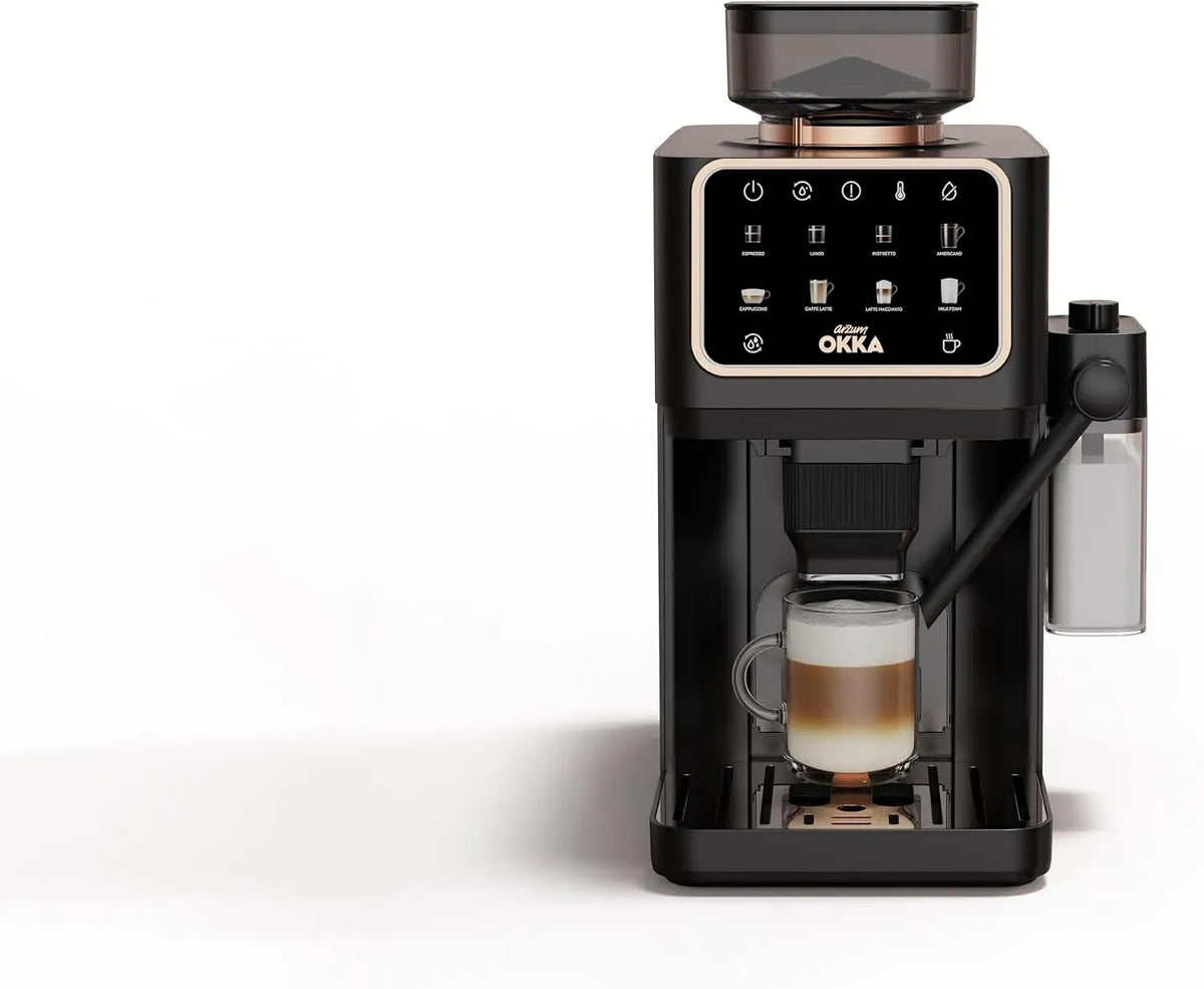 Kaffeevollautomat 7-stufigem, automatische Kaffeemaschine, Arzum Okka Barista Pro Kaffeevollautomat