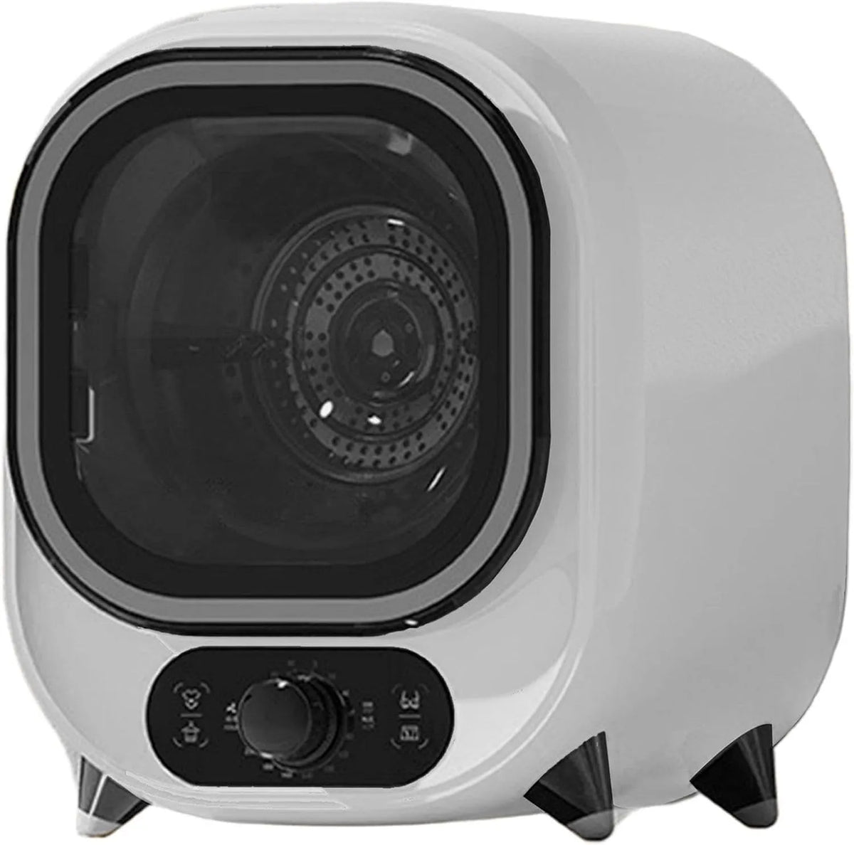 Wäschetrockner, Weiß, Trockner für Wäsche, mini-schleudertrockner, ideal zum trocknen von unterwäsche White