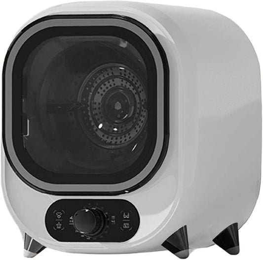 Wäschetrockner, Weiß, Trockner für Wäsche, mini-schleudertrockner, ideal zum trocknen von unterwäsche White