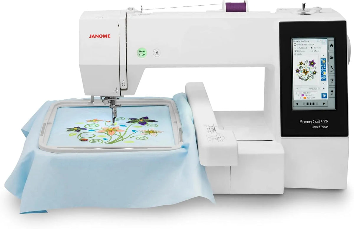 500e Stickmaschine, Stickautomat, Janome, Memory Craft LE Stickmaschine
