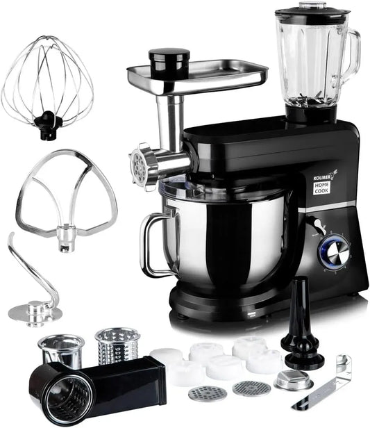 Küchenmaschine, 8 L, 3500 W, Koliber X 3500W, Schwarz