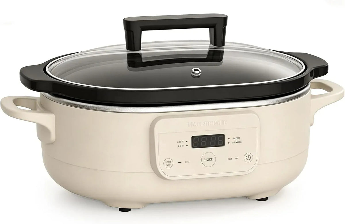 Küchengerät, Cooker, 6 L, Antihaftbeschichtung, herausnehmbar, Wärmefunktion, für Familienessen, MAGNIFIQUE