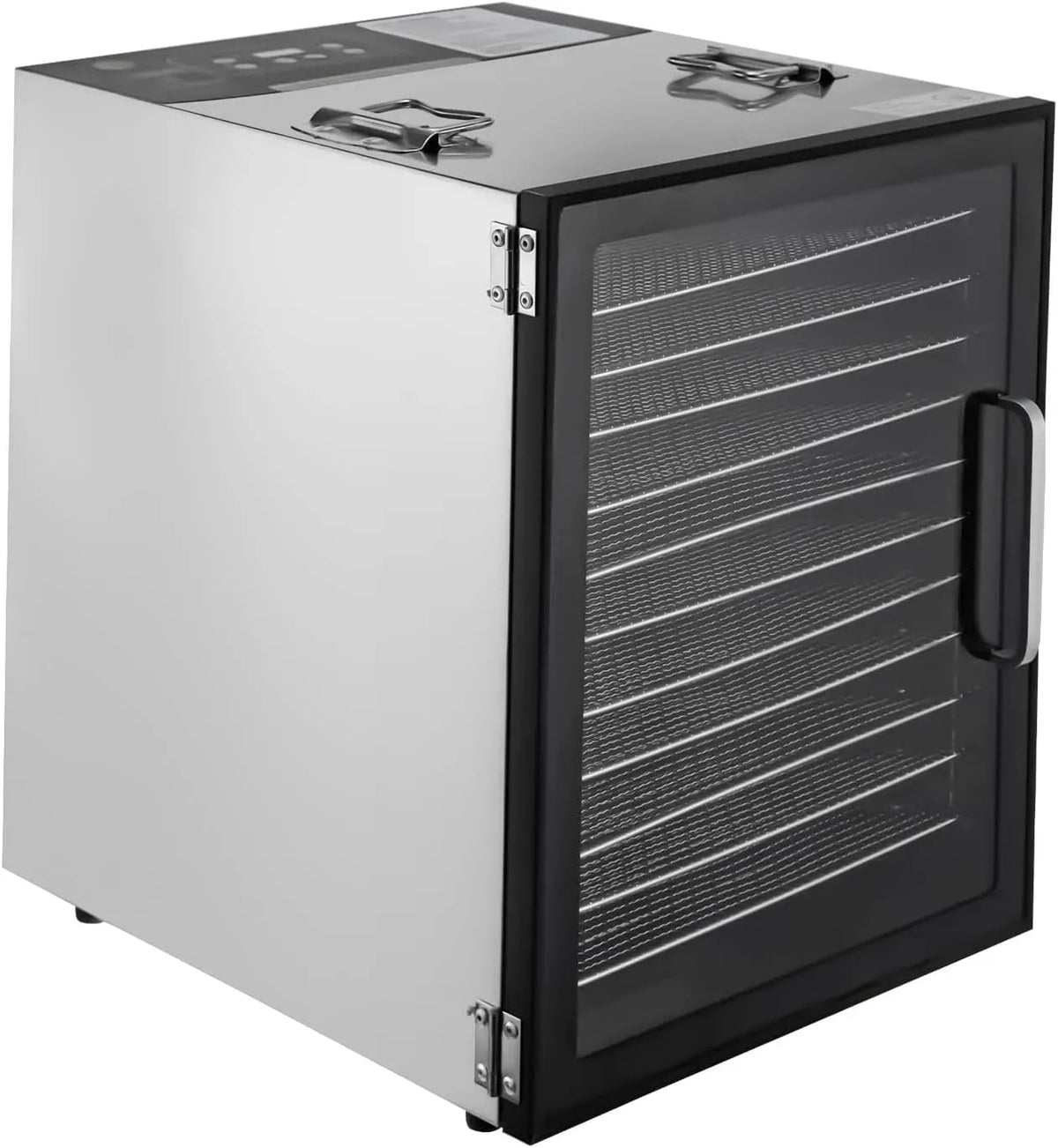 Wäschetrockner 0.5-24h, 29 × 29cm, 800 W, 30 bis 80 °C, 2 Temperaturzonen, Edelstahl