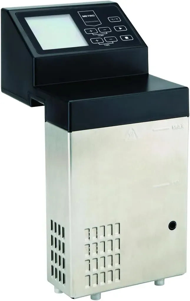 GSV1500 Garer, Vide Gerät, Sous-vide-Kochgerät, 40 L, 1500 W, 5 bis 99 °C, Timer, LCD-Display, Edelstahl, Schwarz, METRO