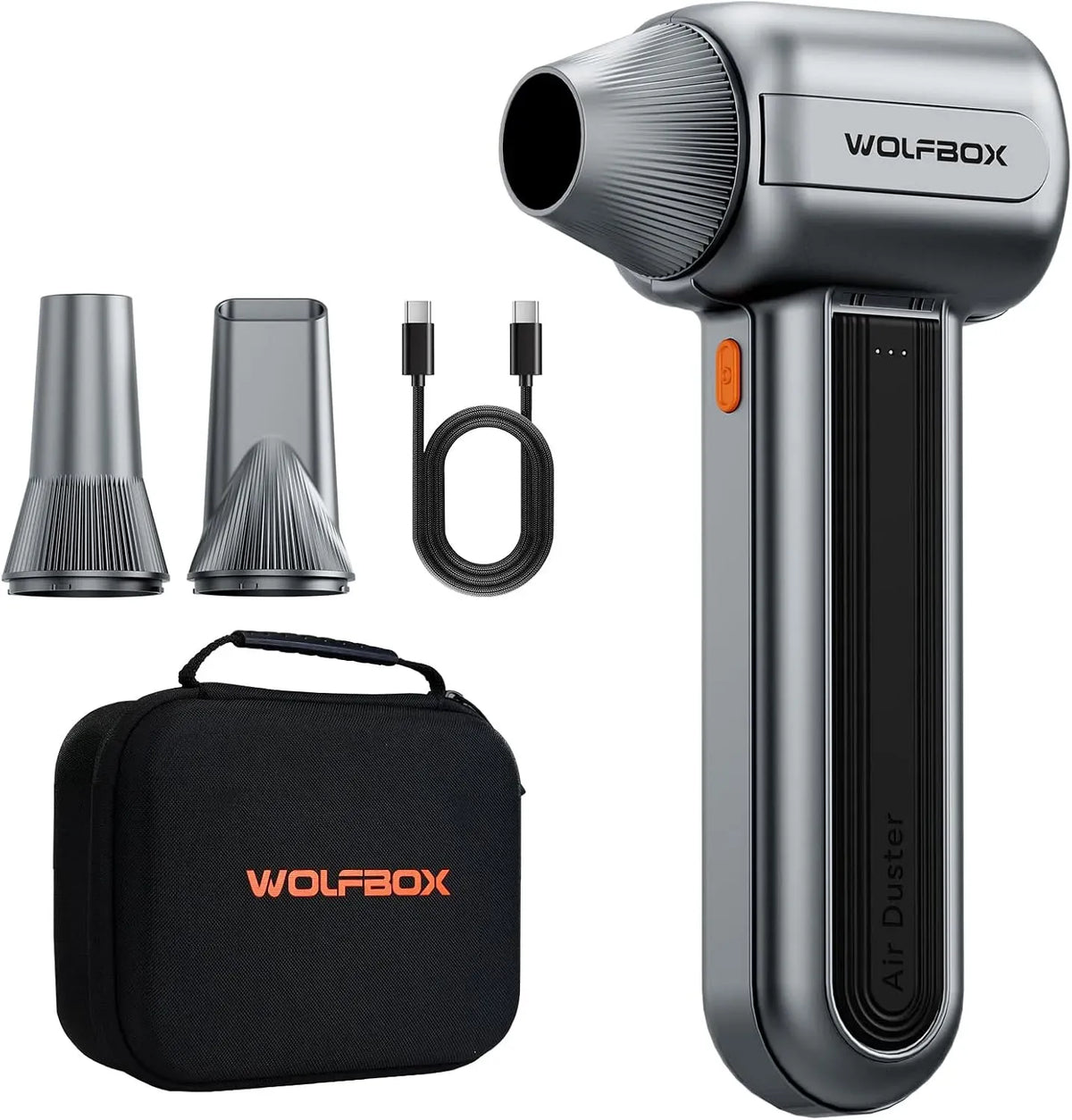 MF400 Motor, 453 W, 72 m, kabellos, für Garten Auto Werkstatt, WOLFBOX